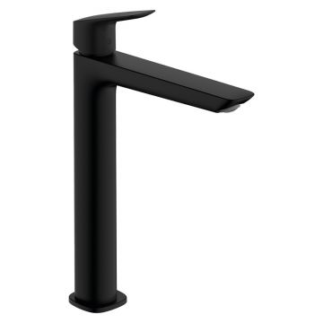 Baterie înaltă lavoar, Hansgrohe, Logis 240 Fine, negru mat, 71258670