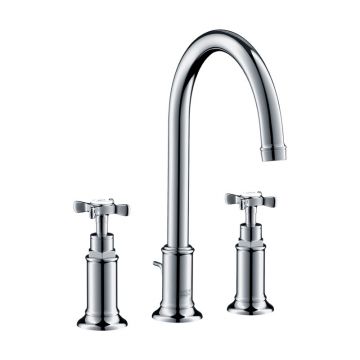 Baterie lavoar, Axor Montreux, cu 3 treceri, ventil pop-up, crom, 16513000