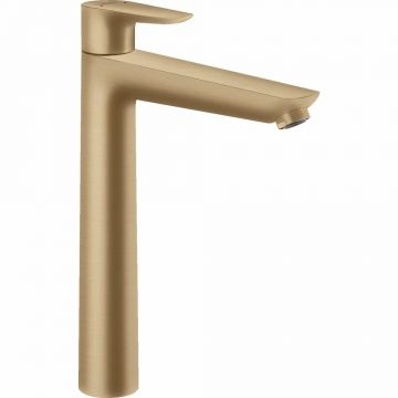 Baterie lavoar fără ventil, Hansgrohe, Talis E 240, bronz periat