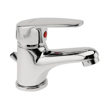 Baterie lavoar, Ferro, Smile, cu ventil, crom