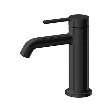 Baterie lavoar, FIMA Carlo Frattini, Snap, cu ventil, negru mat, F3111NS