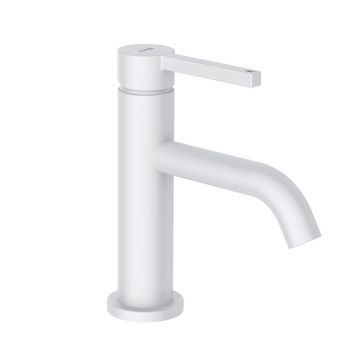 Baterie lavoar, Kludi, Nova Fonte Pura, cu ventil, alb mat, 202665315