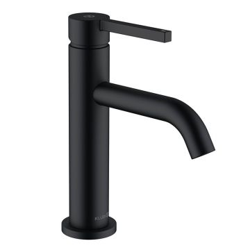 Baterie lavoar, Kludi, Nova Fonte Pura, negru mat