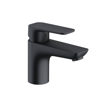 Baterie lavoar, Kludi, Pure & Style, fără ventil, negru mat
