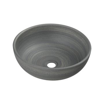 Chiuvetă gri rotundă din ceramică ø 41 cm Priori – Sapho