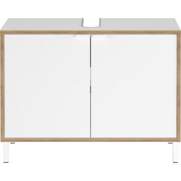 Dulap sub chiuvetă, alb, înalt 80x60 cm Topeka – Germania