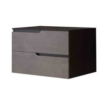 Mobilier cu blat pentru lavoar Fluminia, Bari 80, urban grey