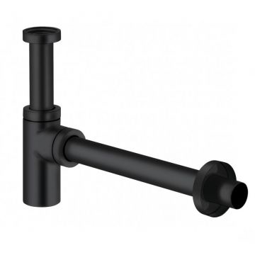 Sifon de lavoar, Kludi, Design, G 1 1/4, negru mat