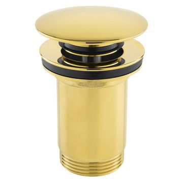 Ventil click - clack, Ferro, Rotondo, auriu lucios