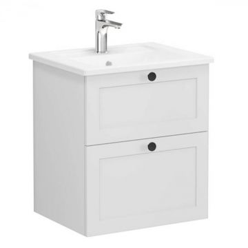 Unitate de baza lavoar baie, cu doua sertare 60cm mat gri deschis, cu angular lavoar   chiuveta baie   68835