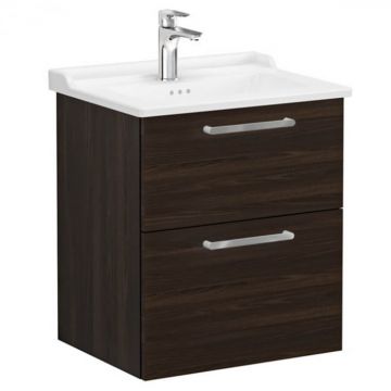 Unitate de baza lavoar baie, cu doua sertare 60cm walnut, cu classical lavoar   chiuveta baie   68283