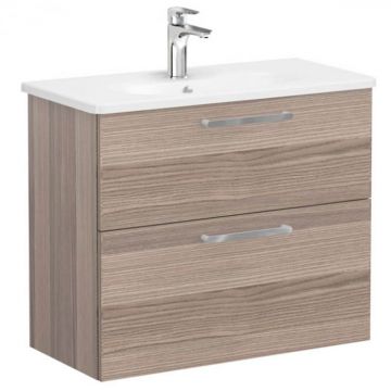 Unitate de baza lavoar baie, cu doua sertare, compact 80cm, cordoba, cu rounded lavoar   chiuveta baie   68129