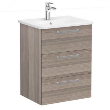 Unitate de baza lavoar baie, cu trei sertare 60cm cordoba, cu rounded lavoar   chiuveta baie   68340