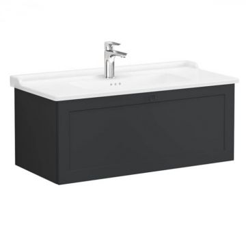 Unitate de baza lavoar baie, cu un sertar 100cm, mat graphite, cu classical lavoar   chiuveta baie   68831