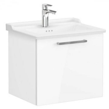 Unitate de baza lavoar baie, cu un sertar 60cm inalt gloss alb, cu classical lavoar   chiuveta baie   68210