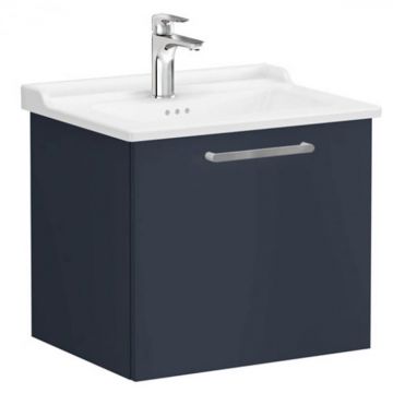 Unitate de baza lavoar baie, cu un sertar 60cm mat dark albastru, cu classical lavoar   chiuveta baie   68216