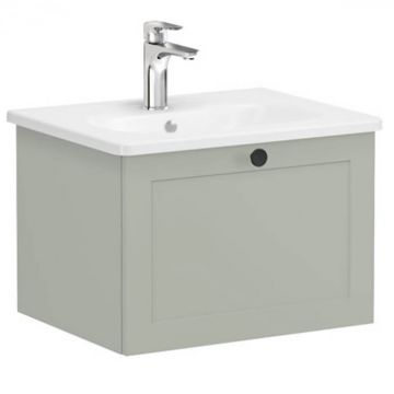 Unitate de baza lavoar baie, cu un sertar 60cm mat retro green, cu rounded lavoar   chiuveta baie   68784