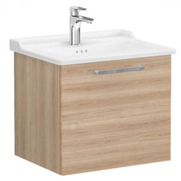 Unitate de baza lavoar baie, cu un sertar 60cm natural oak, cu classical lavoar   chiuveta baie   68217