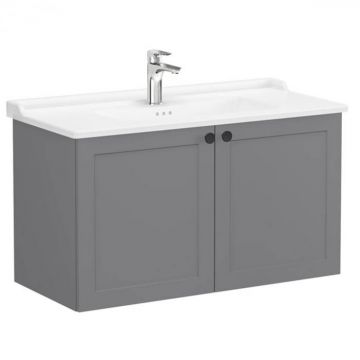 Unitate de baza lavoar baie, cu usi 100cm, mat grey, cu classical lavoar   chiuveta baie   68745