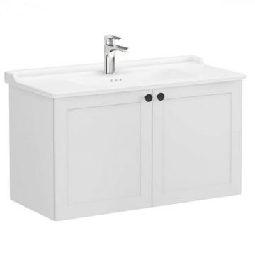 Unitate de baza lavoar baie, cu usi 100cm, mat gri deschis, cu classical lavoar   chiuveta baie   68744