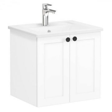 Unitate de baza lavoar baie, cu usi 60cm alb mat, cu angular lavoar   chiuveta baie   68687