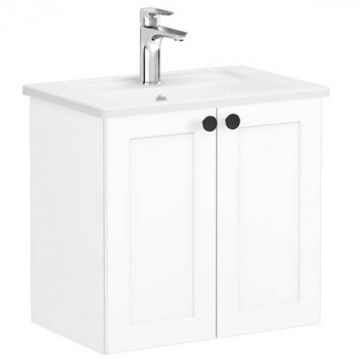 Unitate de baza lavoar baie, cu usi 60cm compact, alb mat, cu angular lavoar   chiuveta baie   68631