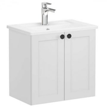 Unitate de baza lavoar baie, cu usi 60cm compact, mat gri deschis, cu angular lavoar   chiuveta baie   68632