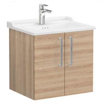 Unitate de baza lavoar baie, cu usi 60cm natural oak, cu classical lavoar   chiuveta baie   68145