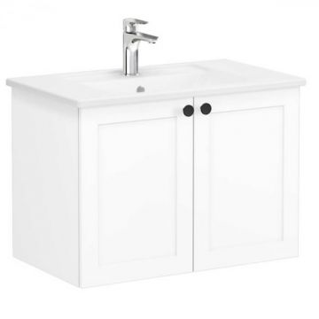 Unitate de baza lavoar baie, cu usi 80cm, alb mat, cu angular lavoar   chiuveta baie   68708