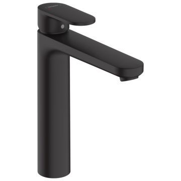 Baterie lavoar fara ventil, Hansgrohe, Vernis Blend 190, negru mat