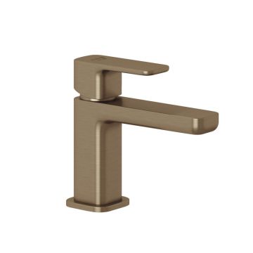 Baterie lavoar Kludi, Renon 85, cu ventil click-clack, brushed bronz