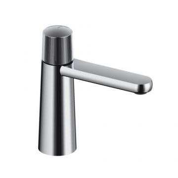 Baterie lavoar Sanycces Dedal plisat, crom lucios - Culoare Crom