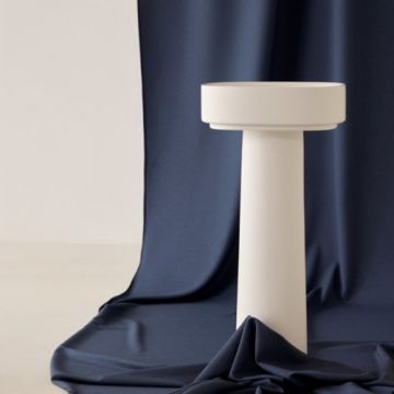 Lavoar freestanding Sanycces Oasis alb mat cu piedestal