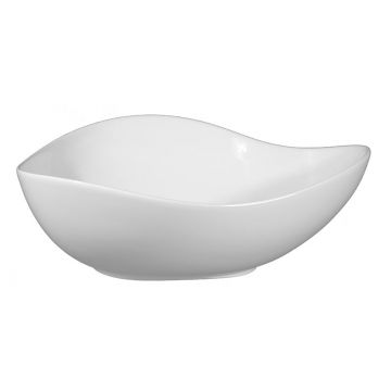 Lavoar pe blat, Fluminia, Aloe-51, amorf, 51 x 40 cm, alb