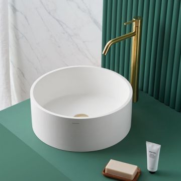 Lavoar pe blat Sanycces Lucena, alb mat