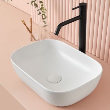 Lavoar pe blat Sanycces Modena, alb mat