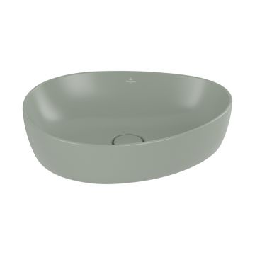 Lavoar pe blat, Villeroy  Boch, Antao 51 cm, oval, verde mat