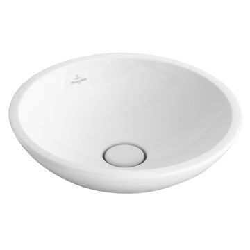 Lavoar pe blat Villeroy  Boch, Loop  Friends, rotund, 43 cm, alb