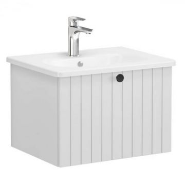 Unitate de baza lavoar baie, cu un sertar 60cm mat gri deschis, cu rounded lavoar   chiuveta baie   69353