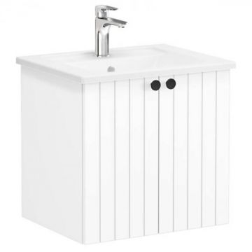 Unitate de baza lavoar baie, cu usi 60cm alb mat, cu angular lavoar   chiuveta baie   69261