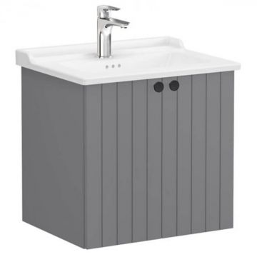 Unitate de baza lavoar baie, cu usi 60cm mat grey, cu classical lavoar   chiuveta baie   69277