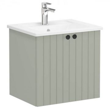 Unitate de baza lavoar baie, cu usi 60cm mat retro green, cu angular lavoar   chiuveta baie   69267