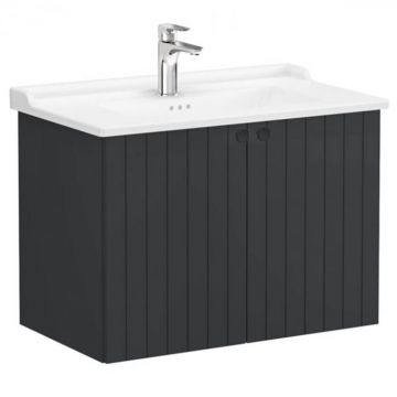 Unitate de baza lavoar baie, cu usi 80cm, mat graphite, cu classical lavoar   chiuveta baie   69300