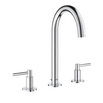 Baterie lavoar 3 elemente Grohe Atrio M crom dubla comanda