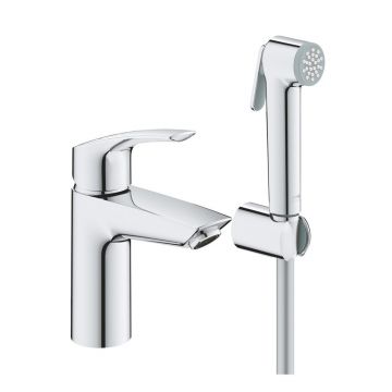 Baterie lavoar Grohe Eurosmart New S crom cu dus igienic