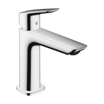 Baterie lavoar Hansgrohe Logis 110 Fine crom cu ventil Pop-Up