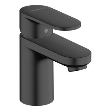 Baterie lavoar Hansgrohe Vernis Blend 70 negru mat cu ventil Pop-Up