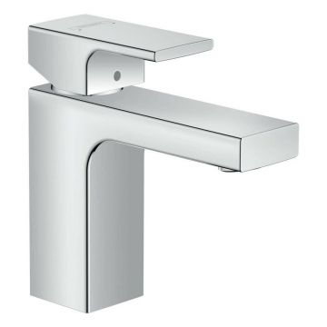 Baterie lavoar Hansgrohe Vernis Shape 100 crom lucios cu ventil Pop-Up