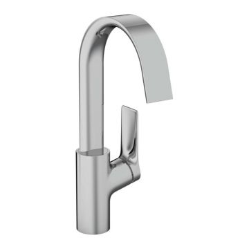 Baterie lavoar Hansgrohe Vivenis 210 cu pipa pivotanta crom lucios