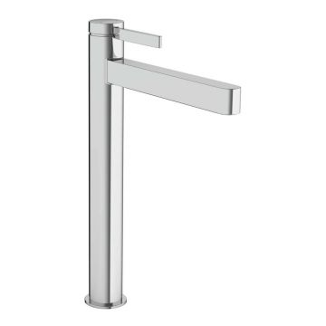 Baterie lavoar inalta Hansgrohe Finoris 260 cu ventil push-open crom